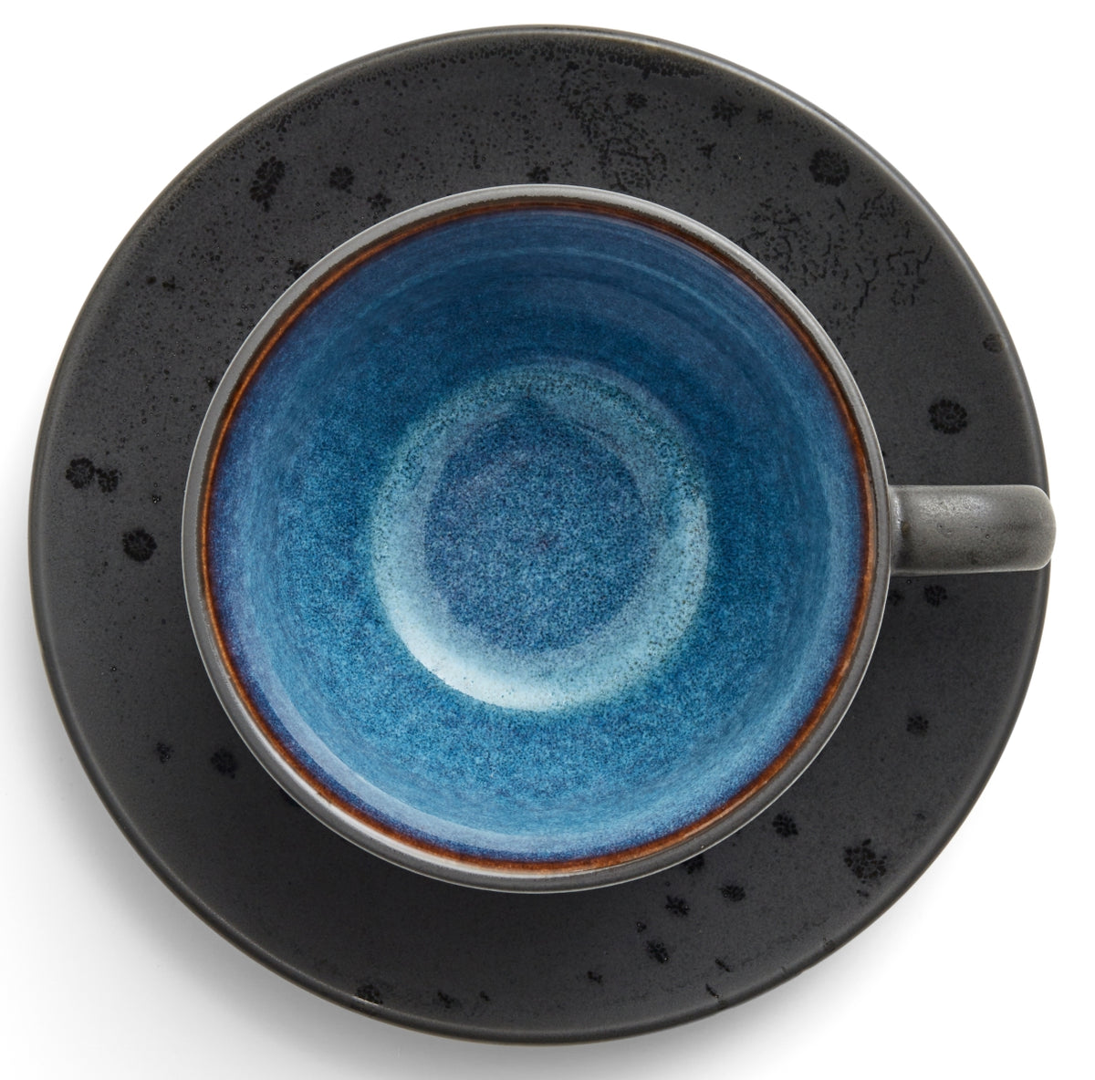 Bitz Tasse mit Untertasse black/dark blue 0,24 l Set4