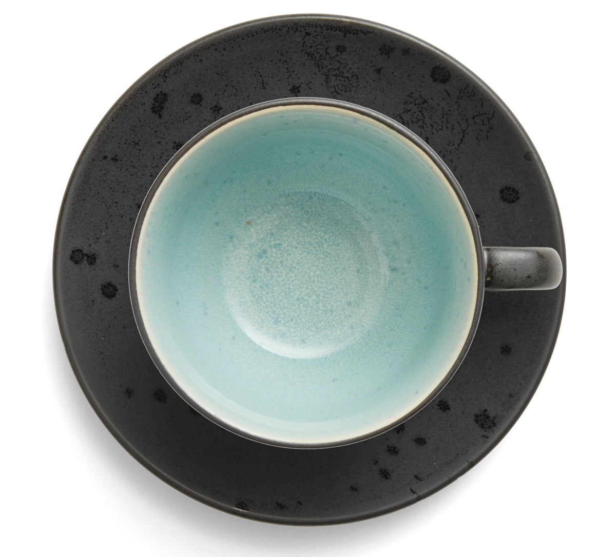 Bitz Tasse mit Untertasse black/dark blue 0,24 l Set4