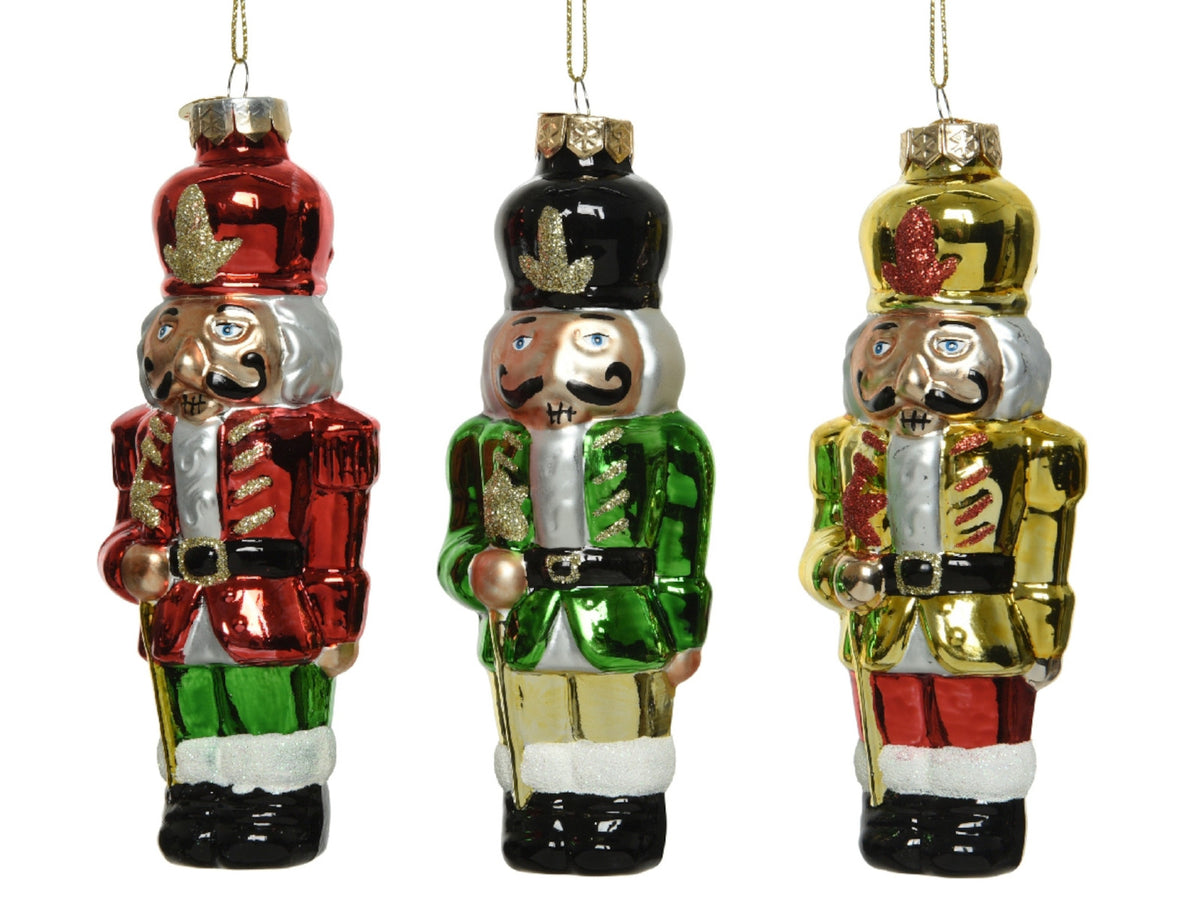 Decoris Nussknacker Glas sortiert 16 cm ( 1 Stück )