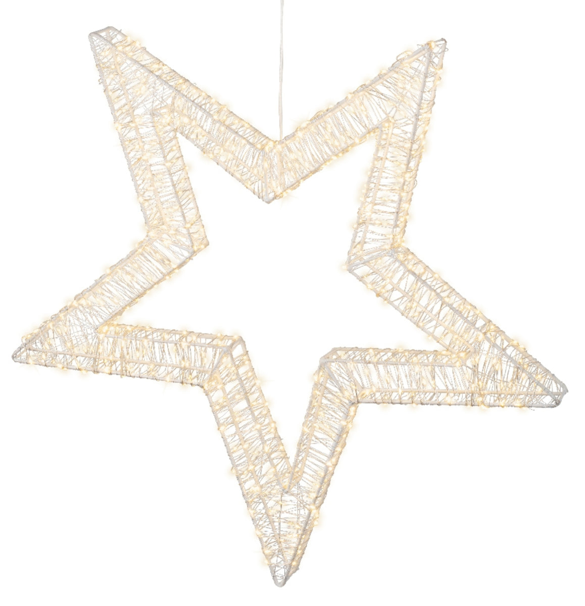 Lumineo Micro LED Stern weiss 58 cm Freisteller 1