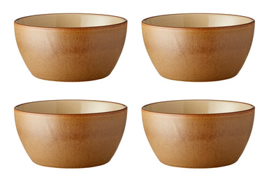 Bitz Schale Wood/Sand 12 cm Set4