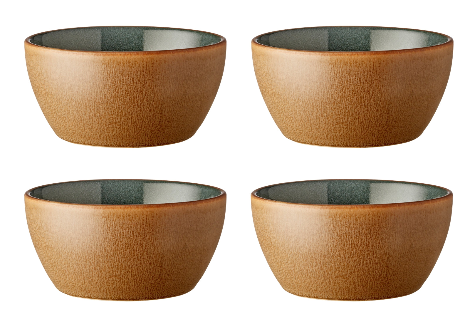 Bitz Schale Wood/Forest 12 cm Set4