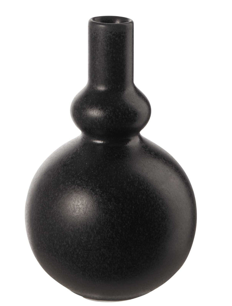 ASA Como Vase black iron 15,5 cm