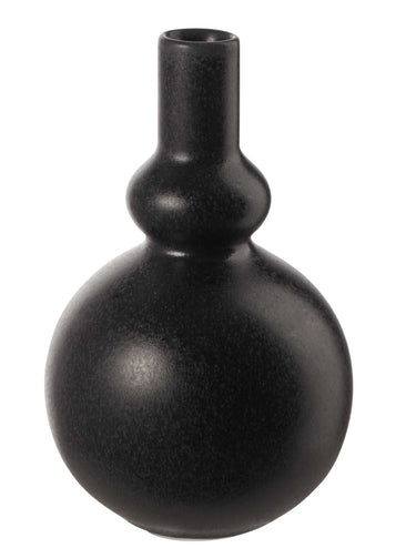 ASA Como Vase black iron 15,5 cm