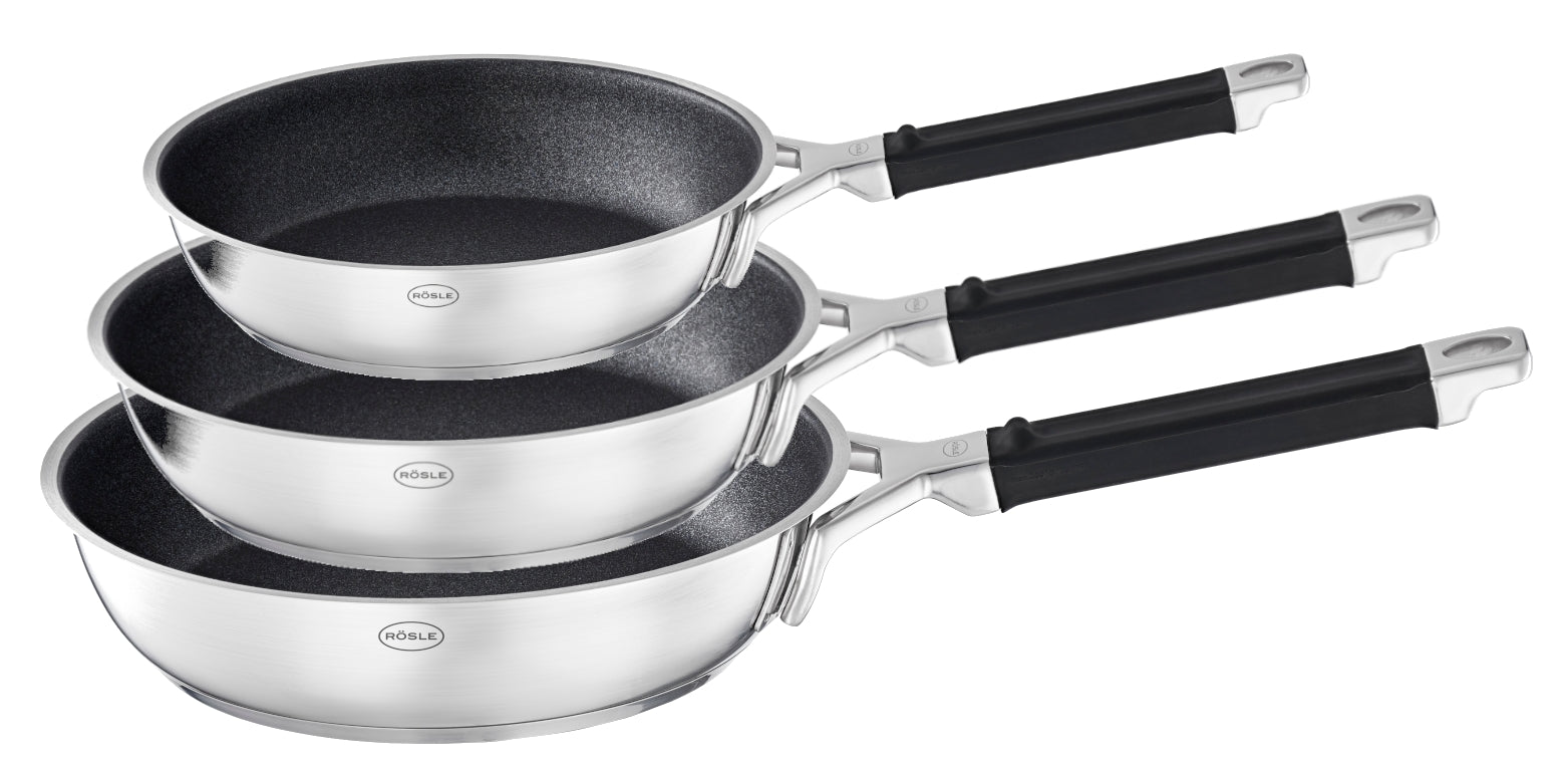 Rösle Silence® Pro Pfannen-Set 3tlg. 20, 24 & 28 cm