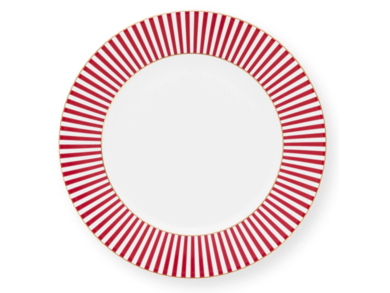 PIP STUDIO Royal Stripes Brotteller dark pink 17 cm Freisteller 1