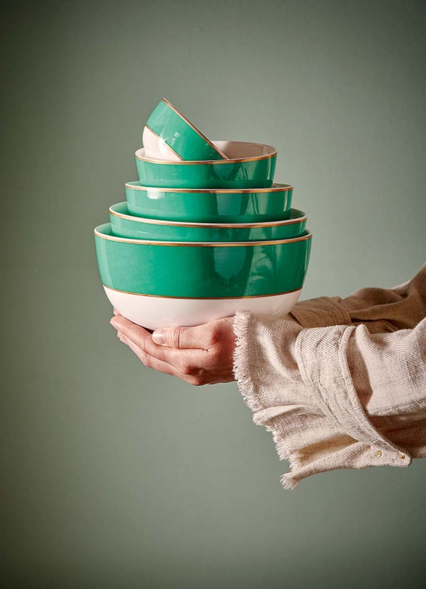 PIP STUDIO Chique Bowl gold-green 18 cm