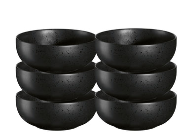 ASA COPPA Buddha Bowl kuro 18 cm Set6