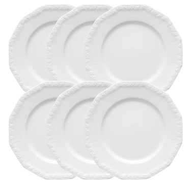 Rosenthal Maria Weiss Frühstücksteller 21 cm Set6 Freisteller