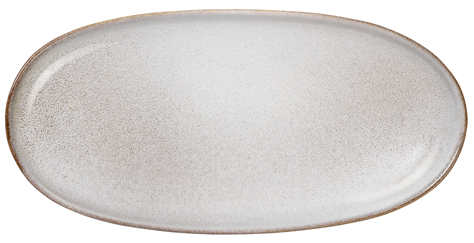 ASA SAISONS Aperitifteller oval sand 20 x 10 cm