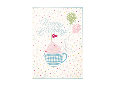 Greengate Alma Geburtstagskarte white 6 Stück 12 x 17 cm Freisteller