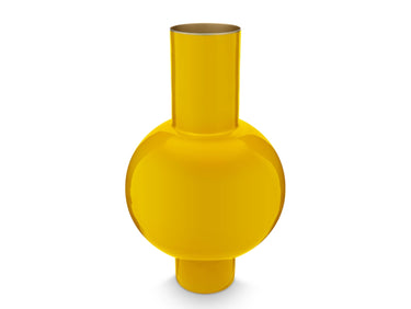 PIP STUDIO Vase Metal medium ockergelb 24 x 40 cm Freisteller 1