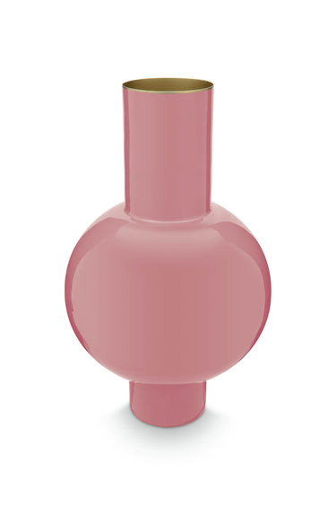 PIP STUDIO Vase Metal medium pink 24 x 40 cm