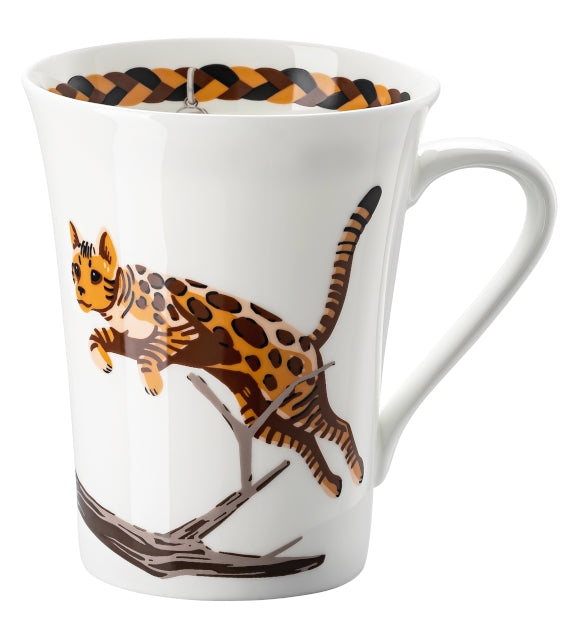 Hutschenreuther My Mug Katze - Bengal Becher mit Henkel 0,4 l