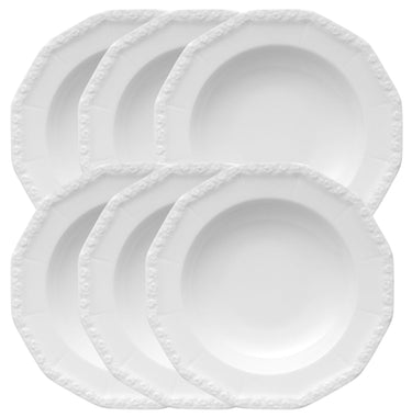 Rosenthal Maria Weiss Pastateller 28 cm Set6 Freisteller