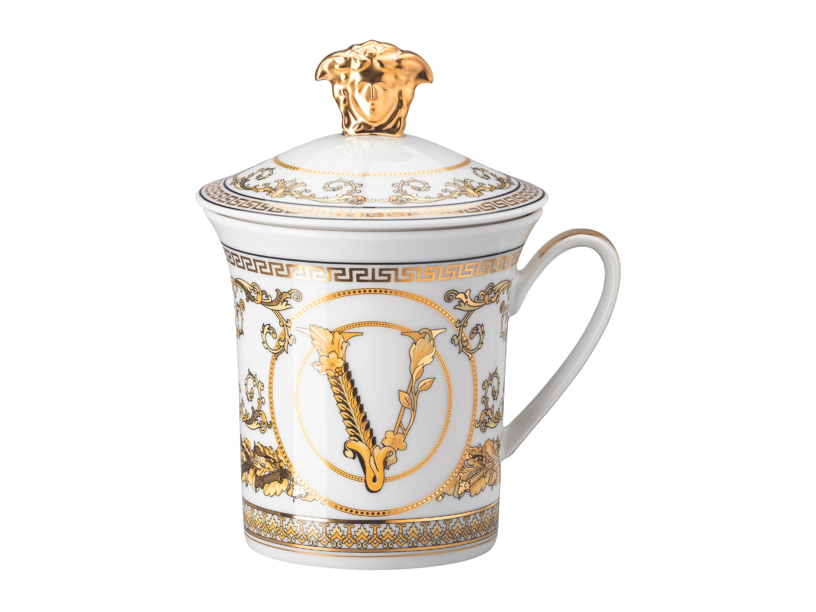 Versace Becher m.Dkl./30Y. Virtus Gala White