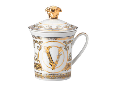 Versace Becher m.Dkl./30Y. Virtus Gala White