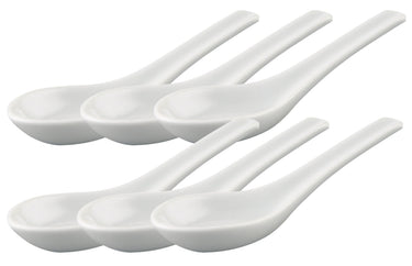 Thomas Trend Weiss Porzellanlöffel 13 cm Set6