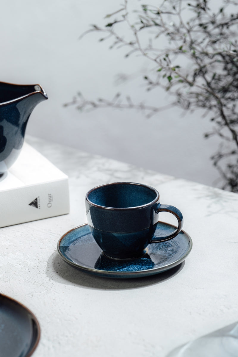 like. by Villeroy & Boch Crafted Denim Espressountertasse 12 cm