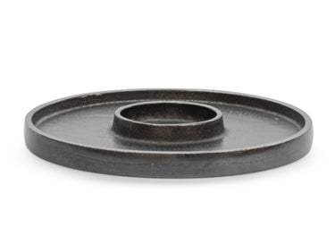 Dekocandle Kerzenhalterplatte black nickle für Ø7 cm Kerzen Freisteller1