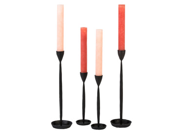 Dekocandle Kerzenhalter metal schwarz groß Ø 14 x 50 cm