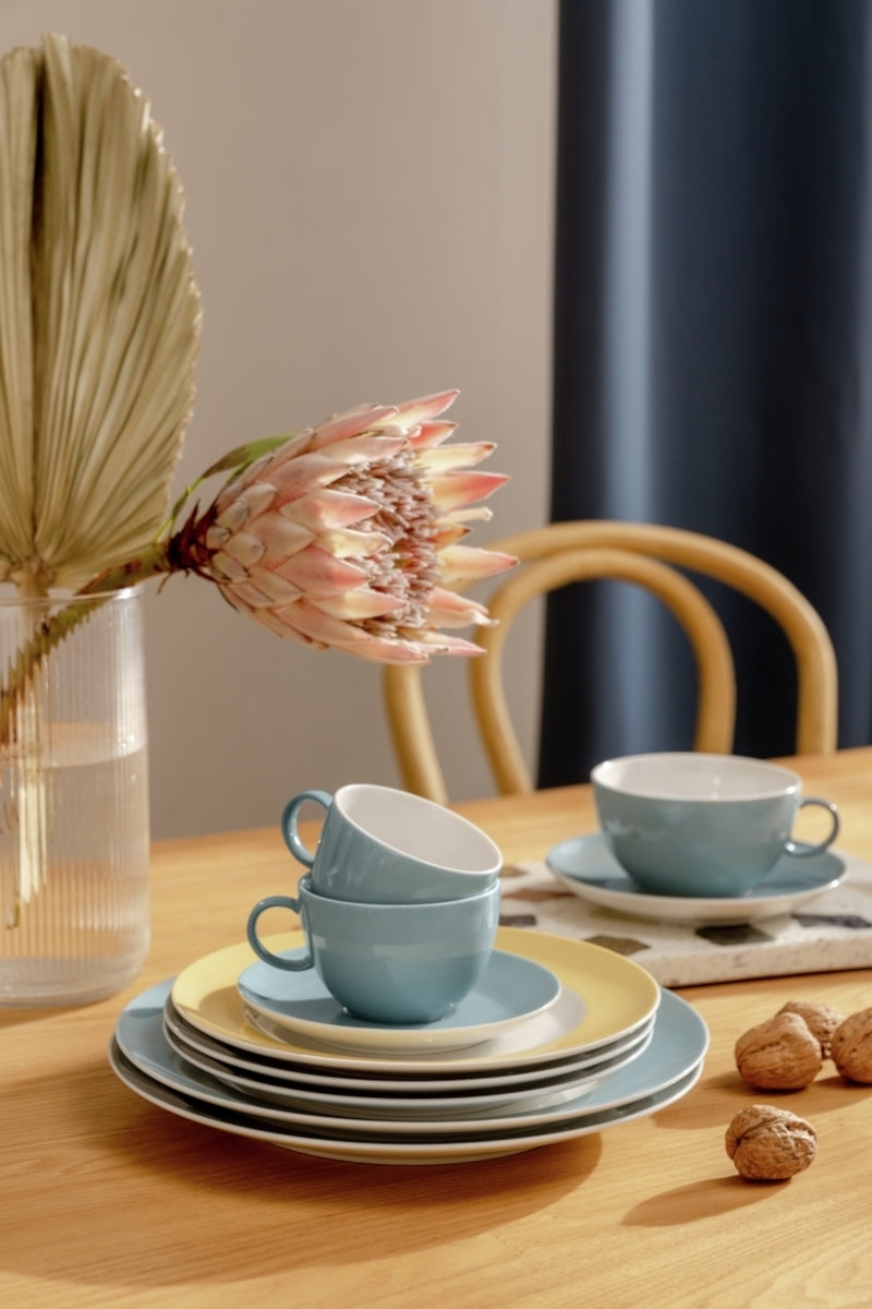 Thomas Sunny Day Soft Blue Cappuccinotasse 2tlg Lifestyle 1