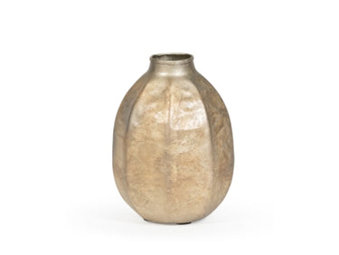 Dekocandle Vase silber-gold Ø11 x 16 cm (1 Stück) Freisteller1