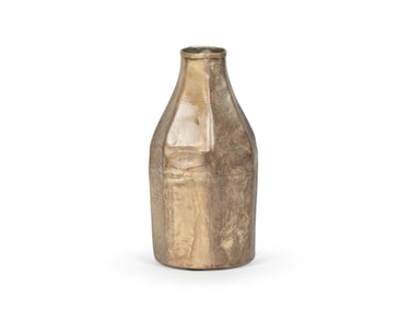 Dekocandle Vase silber-gold Ø9 x 18 cm (1 Stück) Freisteller1