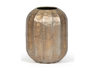 Dekocandle Vase silber-gold Ø20 x 26 cm (1 Stück) Freisteller1