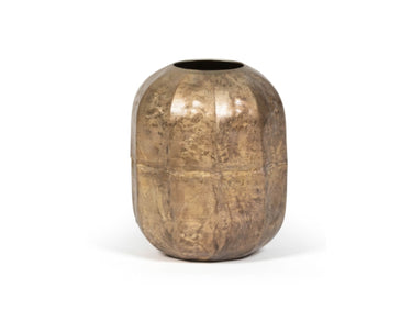 Dekocandle Vase silber-gold Ø16 x 18,5 cm (1 Stück) Freisteller1