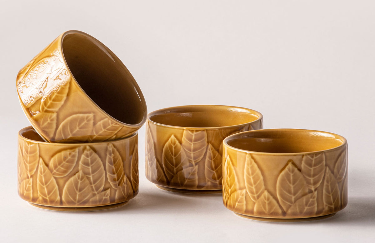 ladelle 60137 HEATH Ramekin karamell 10 x 6 cm 4tlg