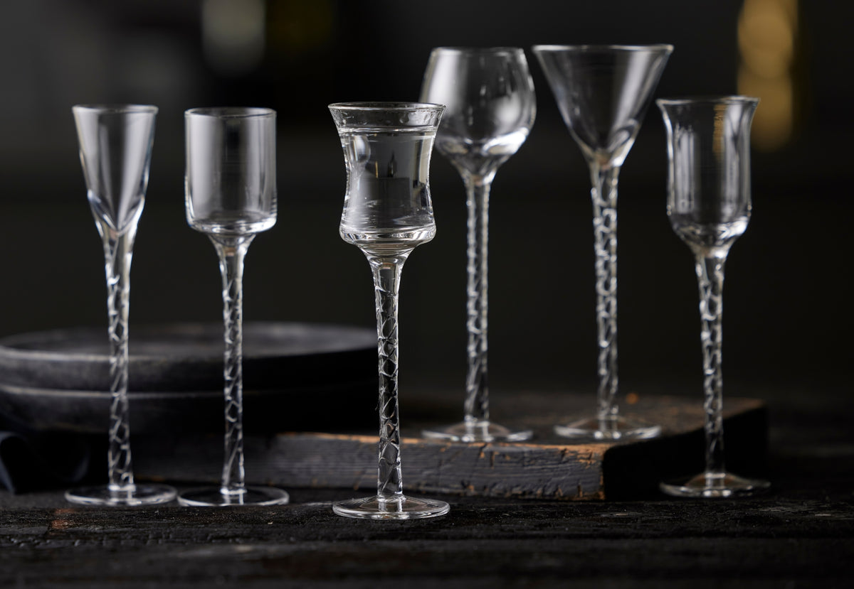 Lyngby Rom Schnappsglas klar 18 cm Set6 Lifestyle1