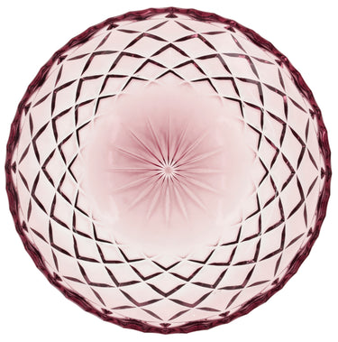 Lyngby Sorrento Teller Glas pink 16 cm Set4 Freisteller1