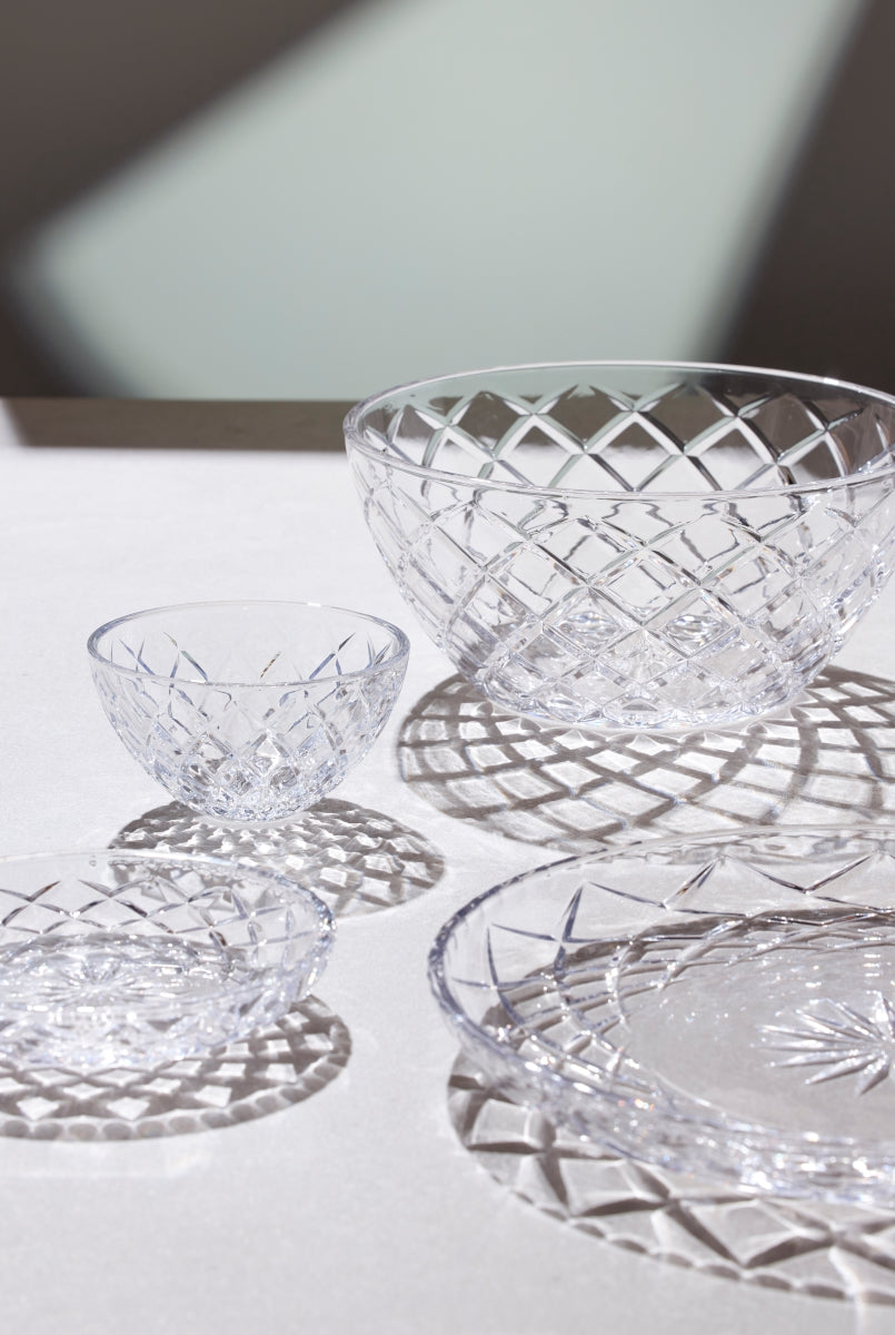 Lyngby Sorrento Schale Glas klar 12 cm Set6 Lifestyle1
