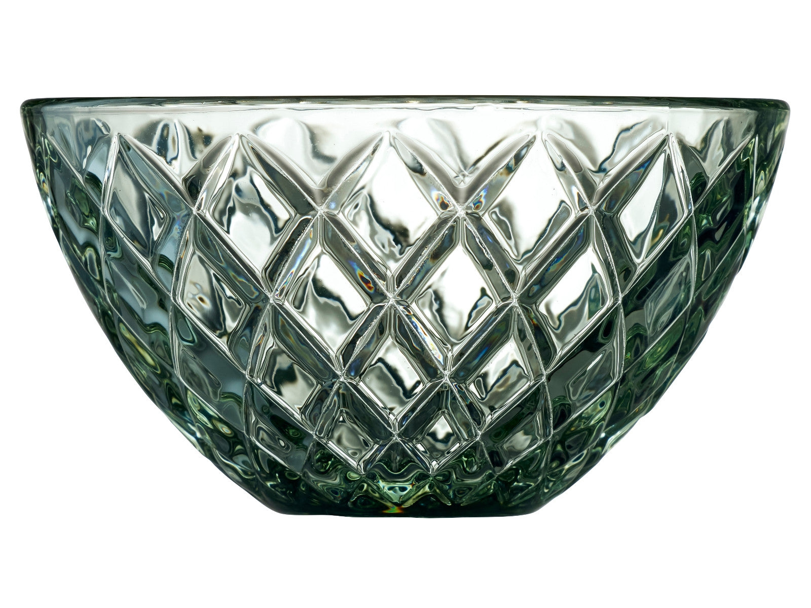 Lyngby Sorrento Schale Glas grün 12 cm Set4 Freisteller1