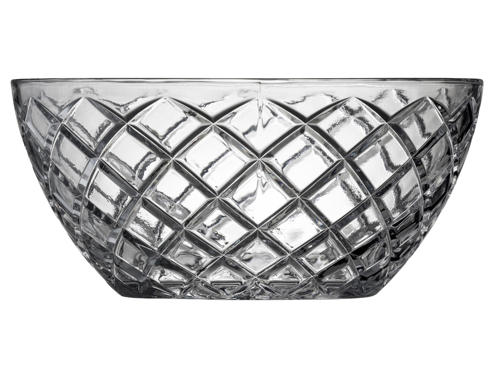 Lyngby Sorrento Salatschüssel Glas klar 24cm Freisteller1