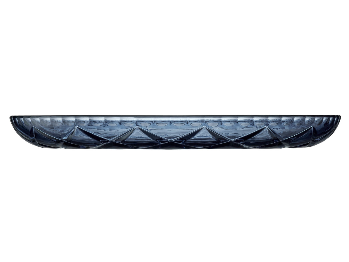 Lyngby Sorrento Platte Glas blau 30cm Freisteller2