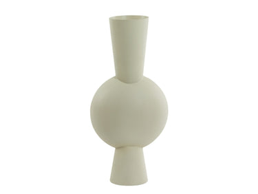 Light & Living Kavandu Vase hellgrau 26 x 19 x 54 cm Freisteller1