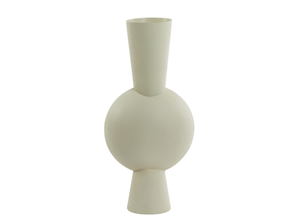 Light & Living Kavandu Vase hellgrau 26 x 19 x 54 cm Freisteller1