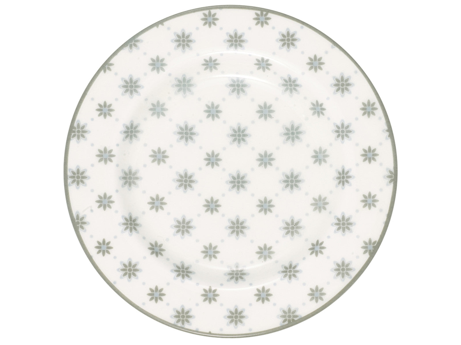 Greengate Laurie Dessertteller pale grey 15 cm Freisteller