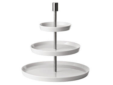 Thomas Loft Weiss Etagere rund 3tlg.