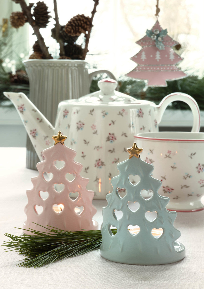 Greengate Mannie Leinen Serviette dusty rose 40x40cm Lifestyle 2
