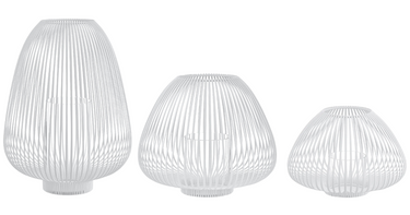 Blomus LYVA Laterne white Set3 Freisteller