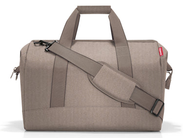 reisenthel allrounder L herringbone mokka Freisteller 1