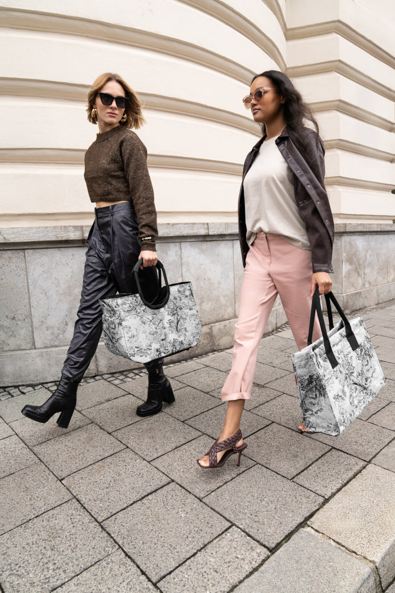 reisenthel loopshopper L jacquard grey Lifestyle 7