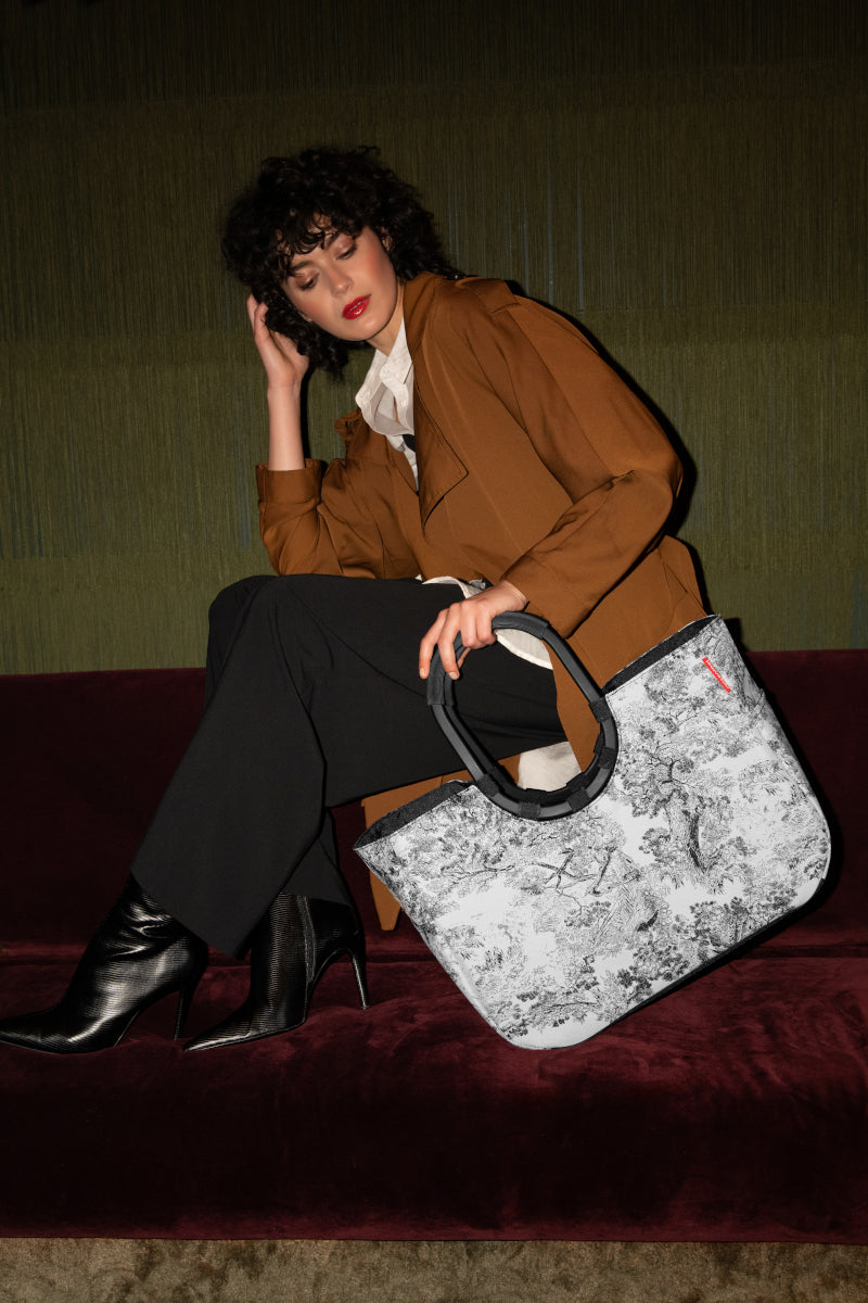 reisenthel loopshopper L jacquard grey Lifestyle 8