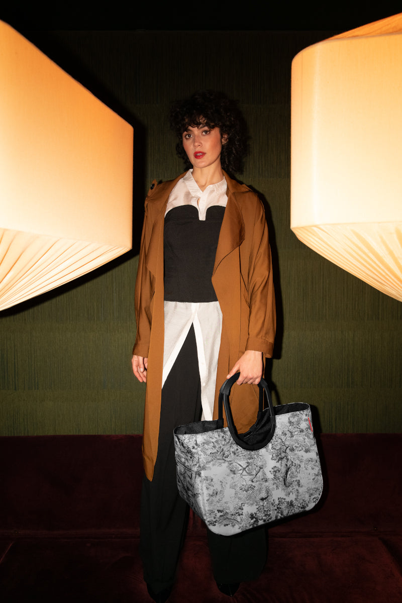 reisenthel loopshopper L jacquard grey Lifestyle 9