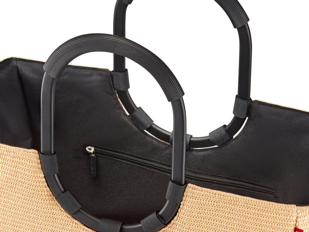 reisenthel loopshopper L frame raffia black Freisteller 2
