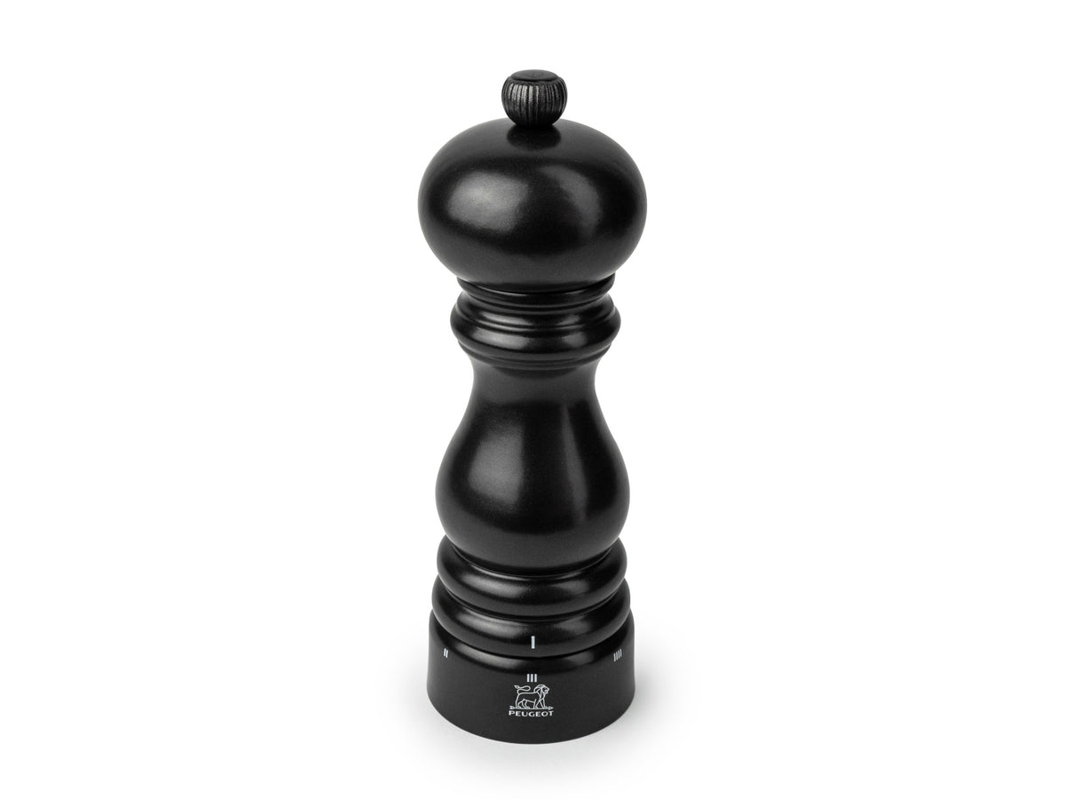 PEUGEOT PARIS Pfeffermühle u'select Holz Satinschwarz 18 cm Freisteller 1