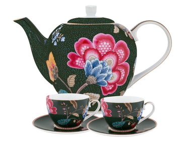 PIP STUDIO Fantasy Green Tee Set Tasse mit Untertasse 3tlg Freisteller 1